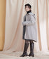 【安田美沙子さん着用】ウォーマル中綿フーデッドコート